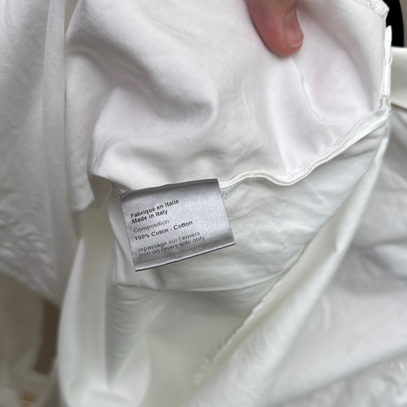 DIOR VINTAGE Christian Dior and Duncan Grant White Dress Shirt - Picture 8 of 9